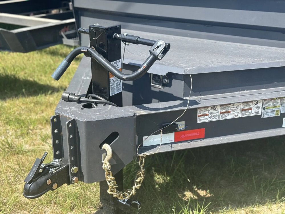 16' x 83" Iron Bull DWB Bumper Pull Dump Trailer 24" Side Walls - (2) 7,000 lb Axles 34901
