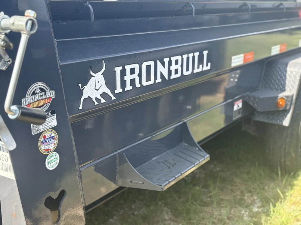 16' x 83" Iron Bull DWB Bumper Pull Dump Trailer 24" Side Walls - (2) 7,000 lb Axles 34901
