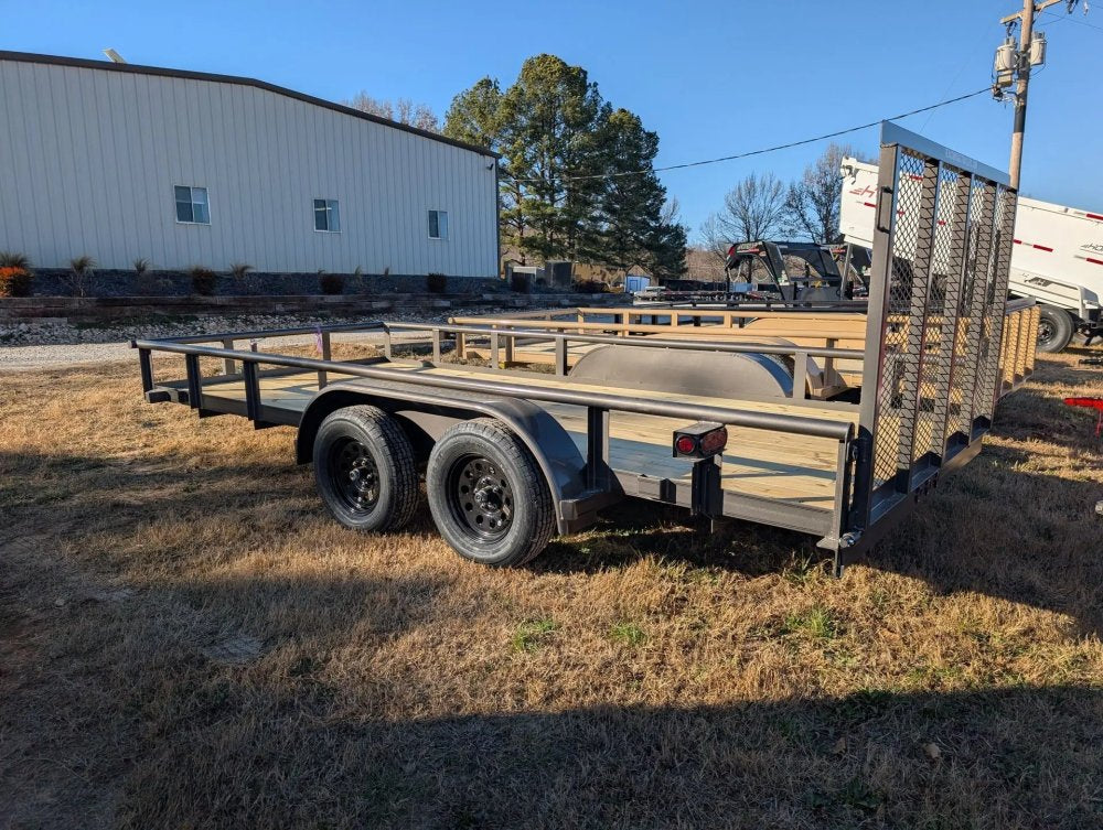 6.5 x 16 TA Pipe Top Utility Trailer Texas Bragg 6.5K 260713
