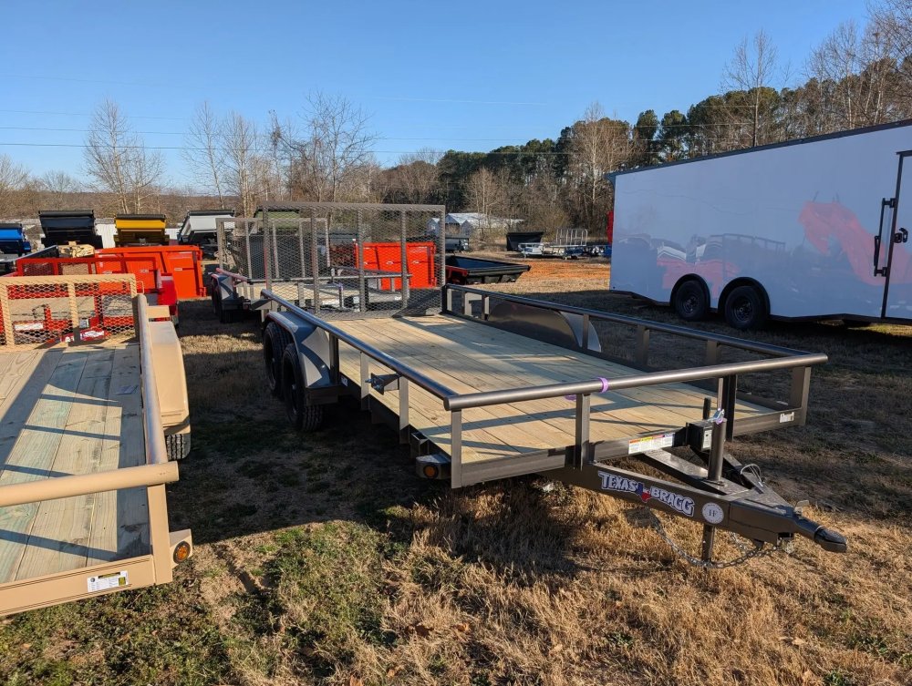 6.5 x 16 TA Pipe Top Utility Trailer Texas Bragg 6.5K 260713