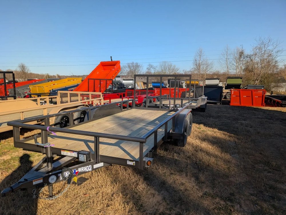 6.5 x 16 TA Pipe Top Utility Trailer Texas Bragg 6.5K 260713