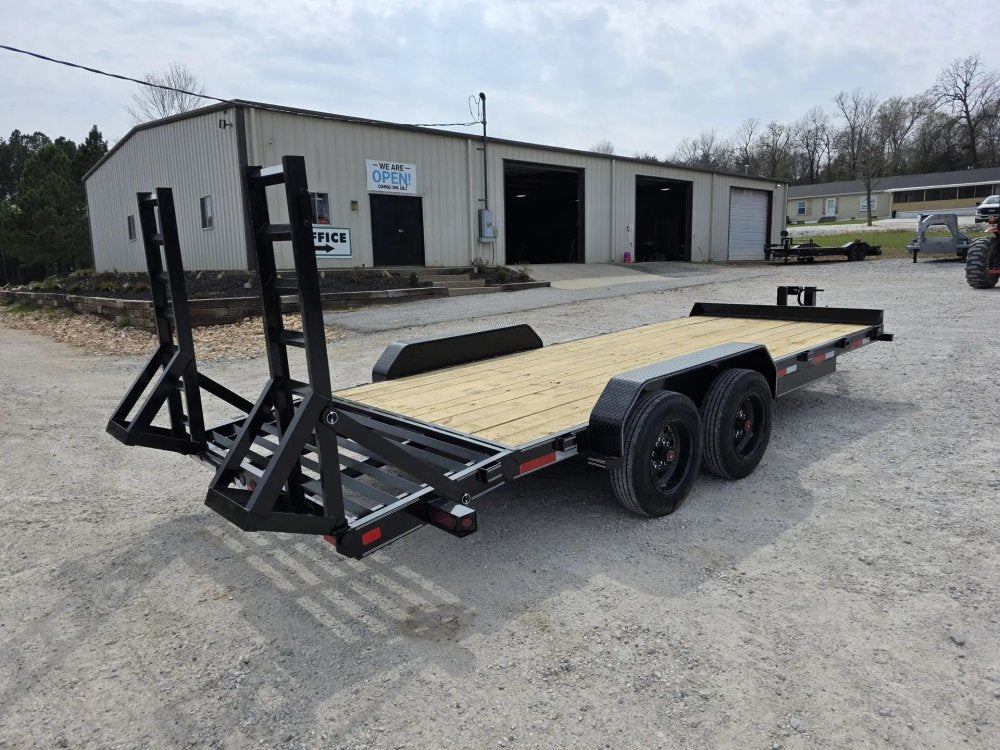 20' Equipment Trailer Texas Bragg Boss 3' Dove 16k GVWR 252333