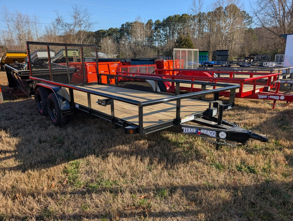 6.5 x 16 TA Pipe Top Utility Trailer Texas Bragg 6.5K 260712