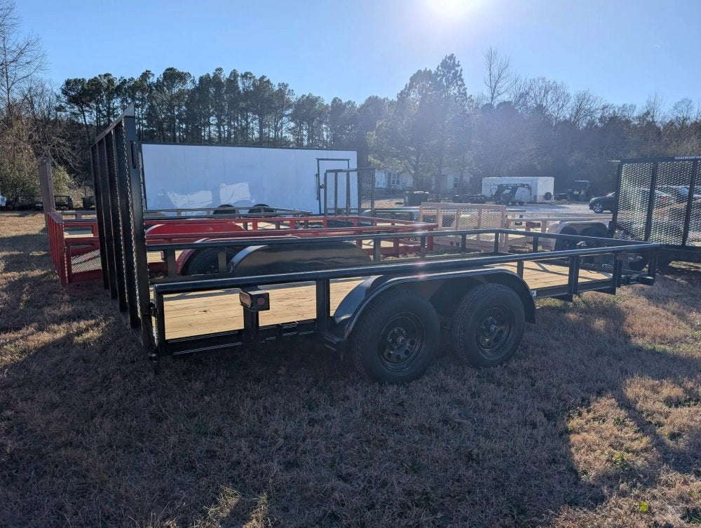 6.5 x 16 TA Pipe Top Utility Trailer Texas Bragg 6.5K 260712