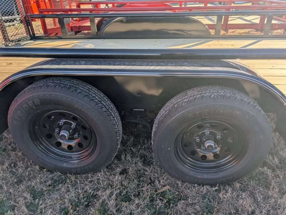 6.5 x 16 TA Pipe Top Utility Trailer Texas Bragg 6.5K 260712