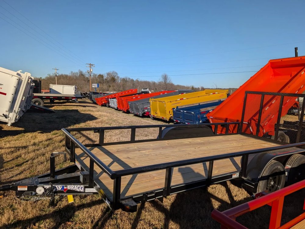 6.5 x 16 TA Pipe Top Utility Trailer Texas Bragg 6.5K 260712