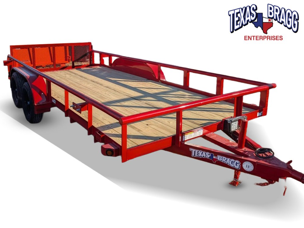 6.5 x 16 TA Pipe Top Utility Trailer Texas Bragg 6.5K 260714