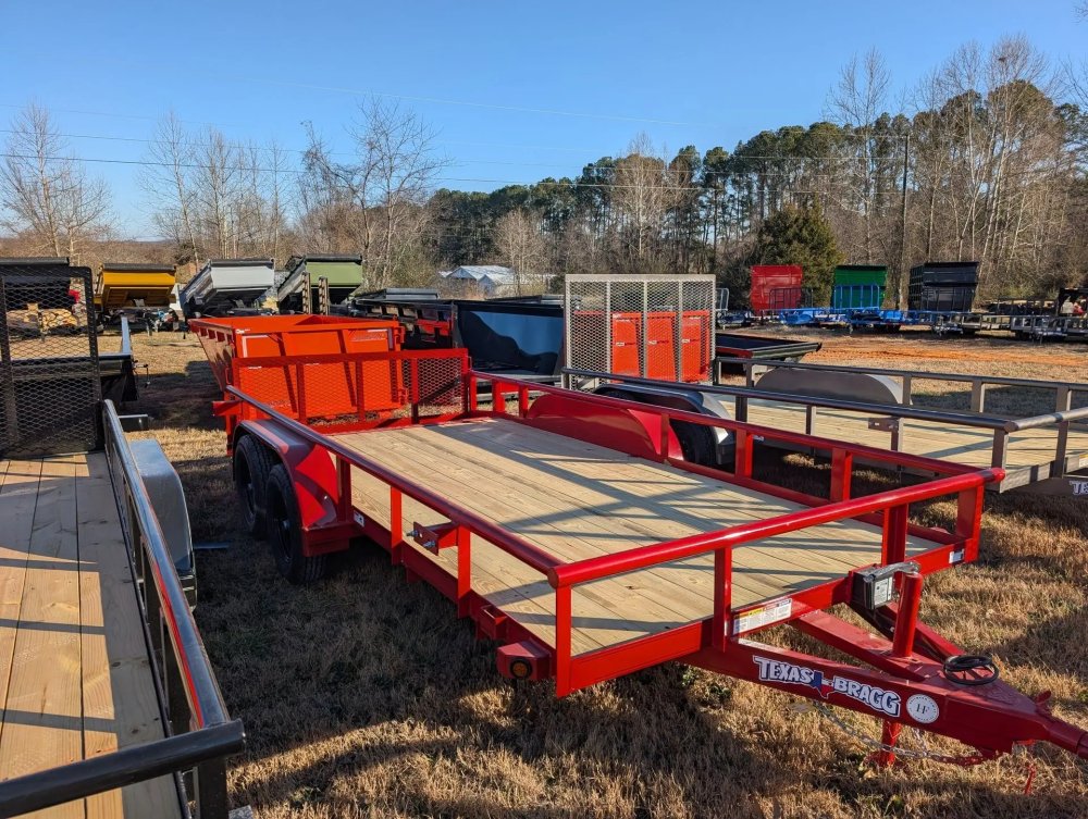 6.5 x 16 TA Pipe Top Utility Trailer Texas Bragg 6.5K 260714