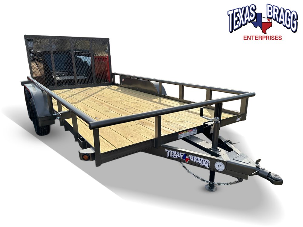 6.5 x 14 TA Pipe Top Utility Trailer Texas Bragg 6.5K 260717