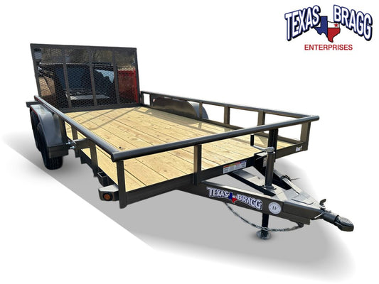 6.5 x 14 TA Pipe Top Utility Trailer Texas Bragg 6.5K 260717