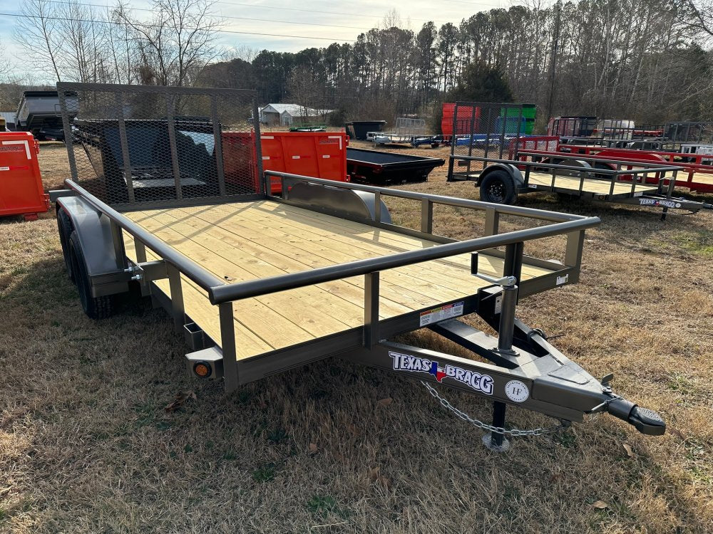 6.5 x 14 TA Pipe Top Utility Trailer Texas Bragg 6.5K 260717