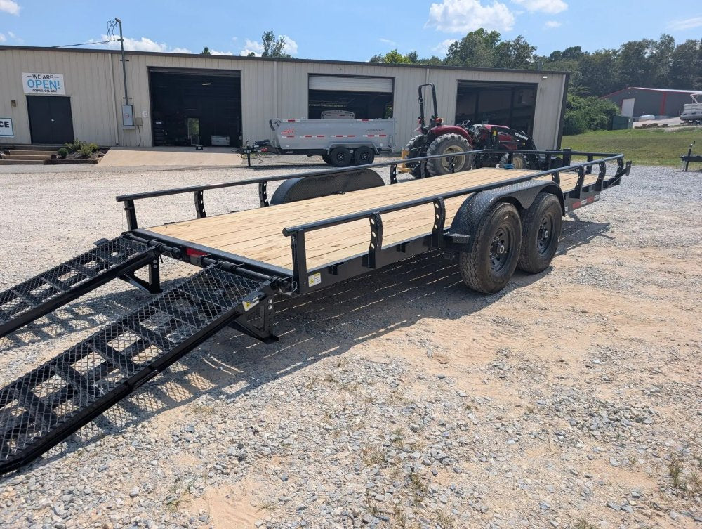 20' Horizon UTZ Bumper Pull Utility Trailer - (2) 3.5K Axles 11103