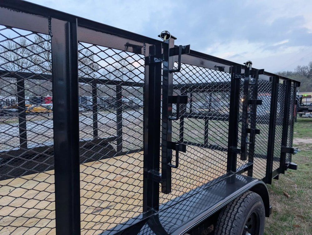 7 x 14 Landscape Tandem Axle Utility Trailer Texas Bragg 6.5k 261050