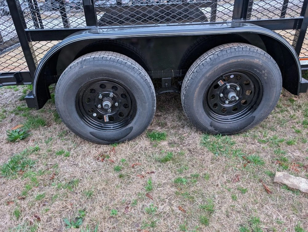 7 x 14 Landscape Tandem Axle Utility Trailer Texas Bragg 6.5k 261050