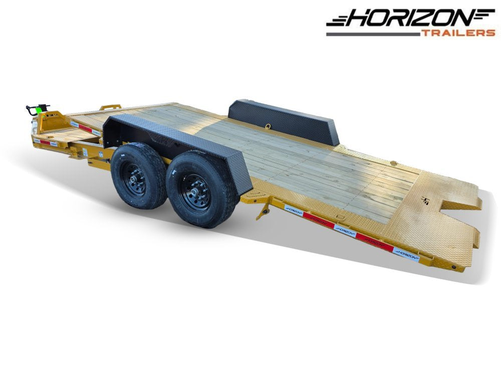 20' Horizon ETZ Bumper Pull Equipment Tilt Trailer - (2) 7K Axles 7039