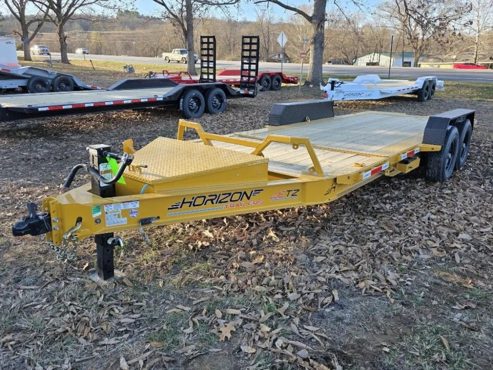 20' Horizon ETZ Bumper Pull Equipment Tilt Trailer - (2) 7K Axles 7039