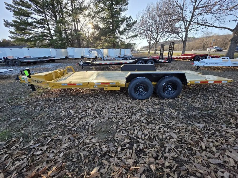 20' Horizon ETZ Bumper Pull Equipment Tilt Trailer - (2) 7K Axles 7039
