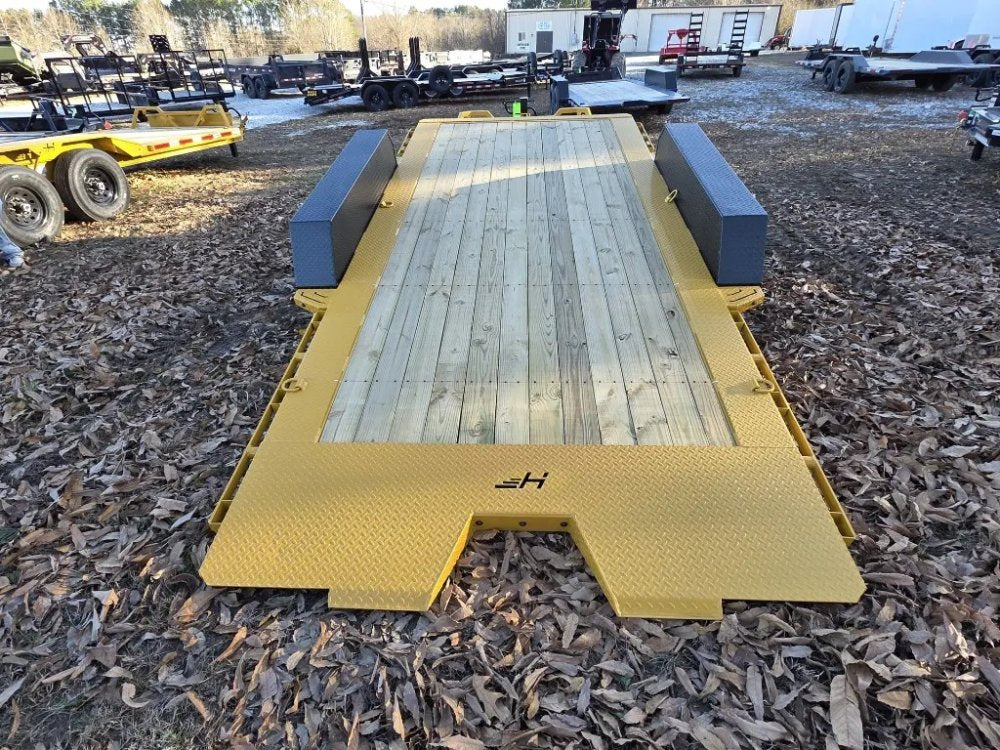 20' Horizon ETZ Bumper Pull Equipment Tilt Trailer - (2) 7K Axles 7039
