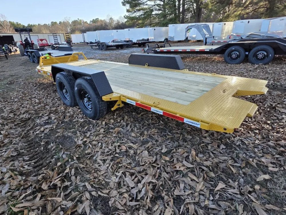 20' Horizon ETZ Bumper Pull Equipment Tilt Trailer - (2) 7K Axles 7039