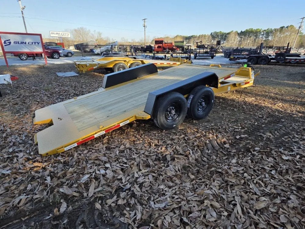 20' Horizon ETZ Bumper Pull Equipment Tilt Trailer - (2) 7K Axles 7039