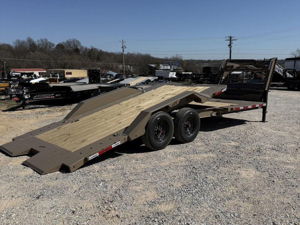 Horizon ETZ 24' Tilt Drive Over Fender Goosneck Trailer 8K (16'+8') 15553