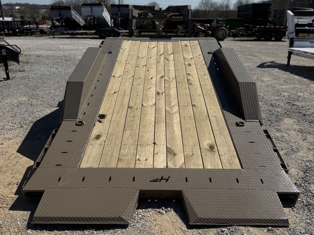 Horizon ETZ 24' Tilt Drive Over Fender Goosneck Trailer 8K (16'+8') 15553