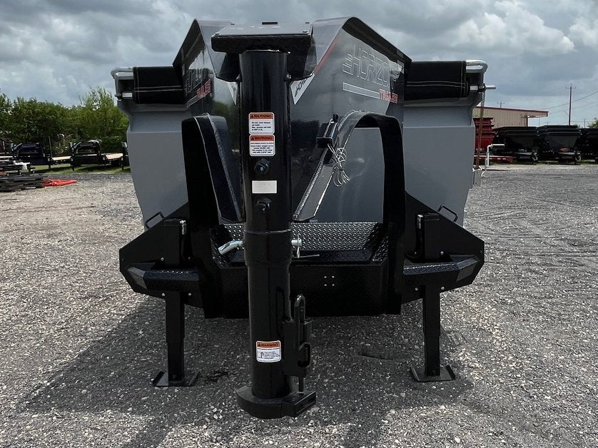 20' Horizon HZH Gooseneck Dump Trailer 36" Side Walls - (2) 12K Axles 10308