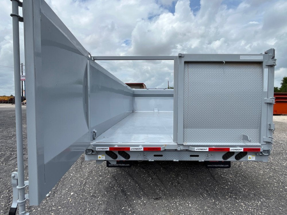 20' Horizon HZH Gooseneck Dump Trailer 36" Side Walls - (2) 12K Axles 10308