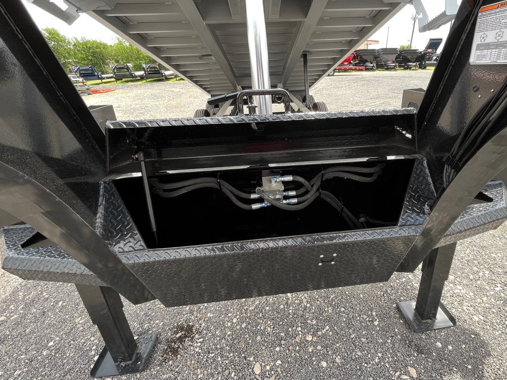 20' Horizon HZH Gooseneck Dump Trailer 36" Side Walls - (2) 12K Axles 10308