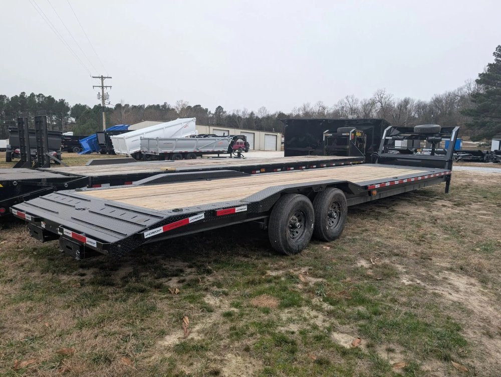 Horizon EWZ 34' Goosneck Driveover Fender Equipment Trailer 7K (32'+2') 12114