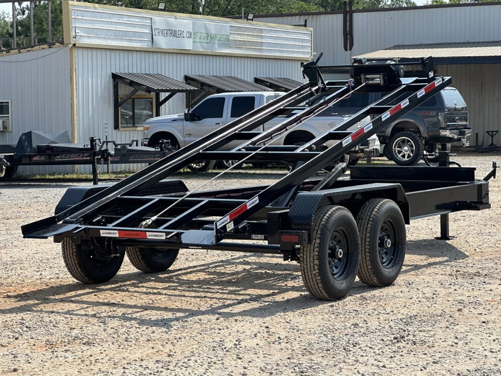 16' Horizon RDZ Bumper Pull Roll Off Base Trailer - (2) 7K Axles 017915