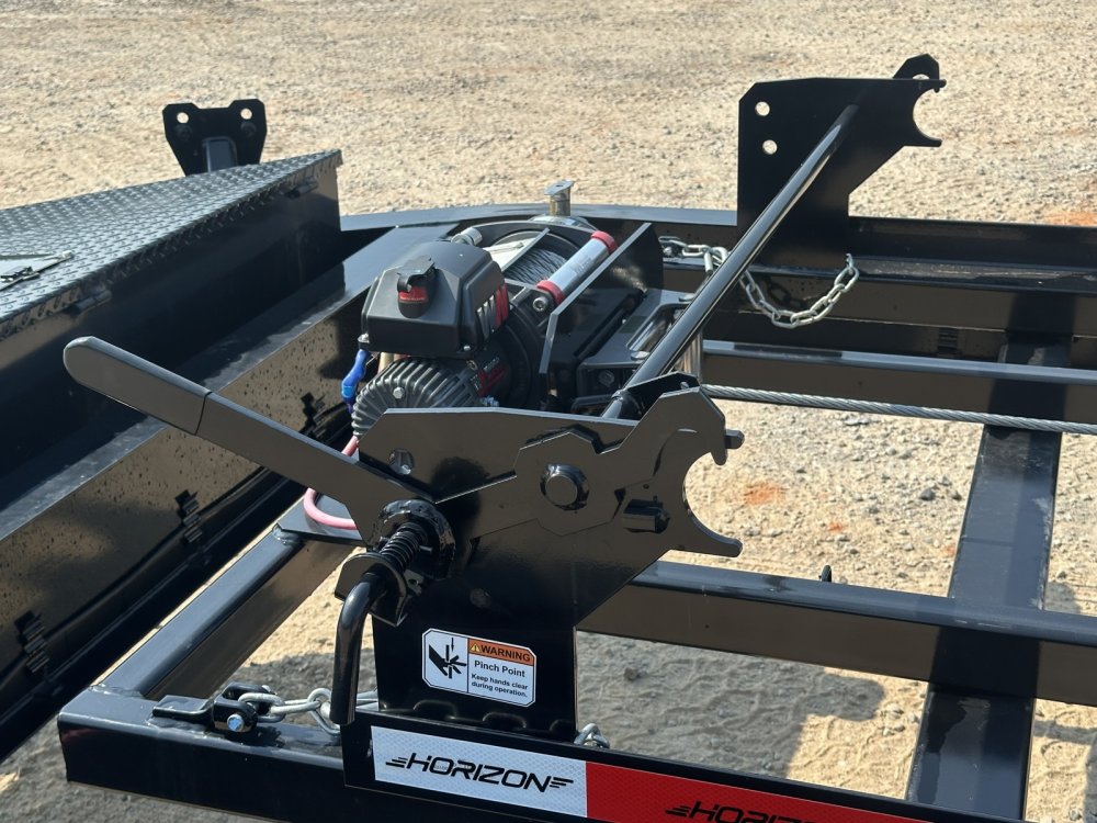 16' Horizon RDZ Bumper Pull Roll Off Base Trailer - (2) 7K Axles 017915
