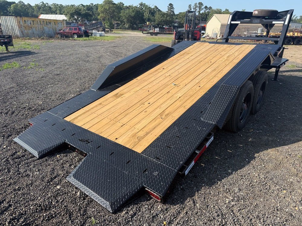 26' Horizon HET Gooseneck Equipment Tilt Trailer Drive Over Fenders - (2) 10K Axles a4-478