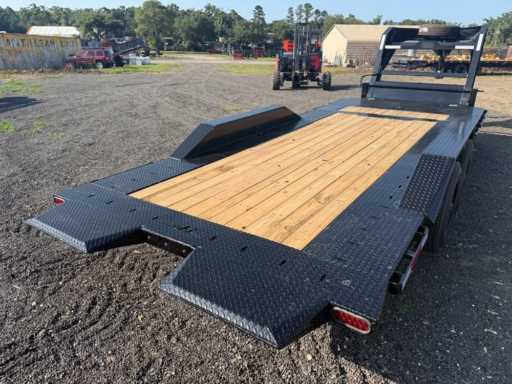 26' Horizon HET Gooseneck Equipment Tilt Trailer Drive Over Fenders - (2) 10K Axles a4-478