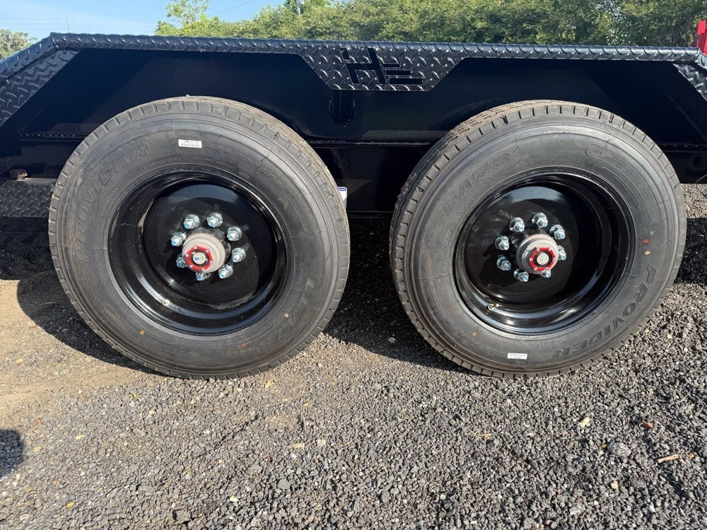 26' Horizon HET Gooseneck Equipment Tilt Trailer Drive Over Fenders - (2) 10K Axles a4-478