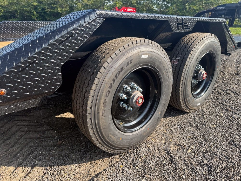 26' Horizon HET Gooseneck Equipment Tilt Trailer Drive Over Fenders - (2) 10K Axles a4-478
