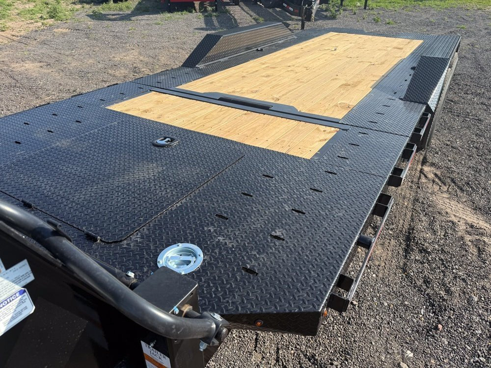 26' Horizon HET Gooseneck Equipment Tilt Trailer Drive Over Fenders - (2) 10K Axles a4-478
