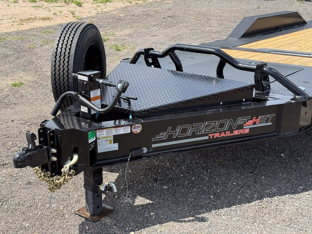 22' Horizon HET Bumper Pull Equipment Tilt Trailer Drive Over Fenders - (2) 10K Axles 39-425