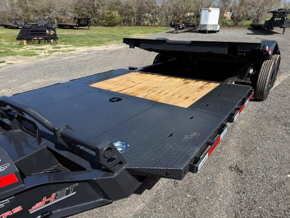 24' Horizon HET Bumper Pull Equipment Tilt Trailer Drive Over Fenders - (2) 10K Axles d0-48d