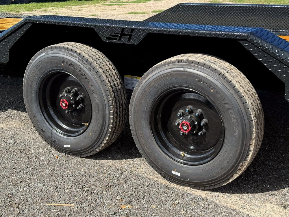 24' Horizon HET Bumper Pull Equipment Tilt Trailer Drive Over Fenders - (2) 10K Axles d0-48d