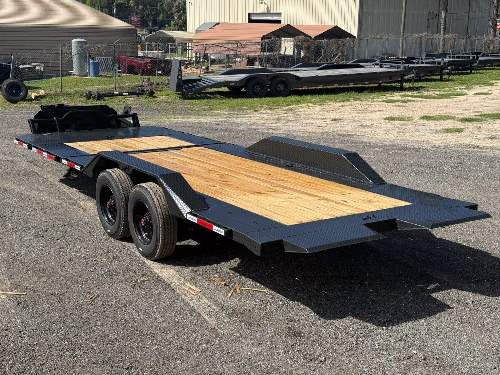 24' Horizon HET Bumper Pull Equipment Tilt Trailer Drive Over Fenders - (2) 10K Axles d0-48d