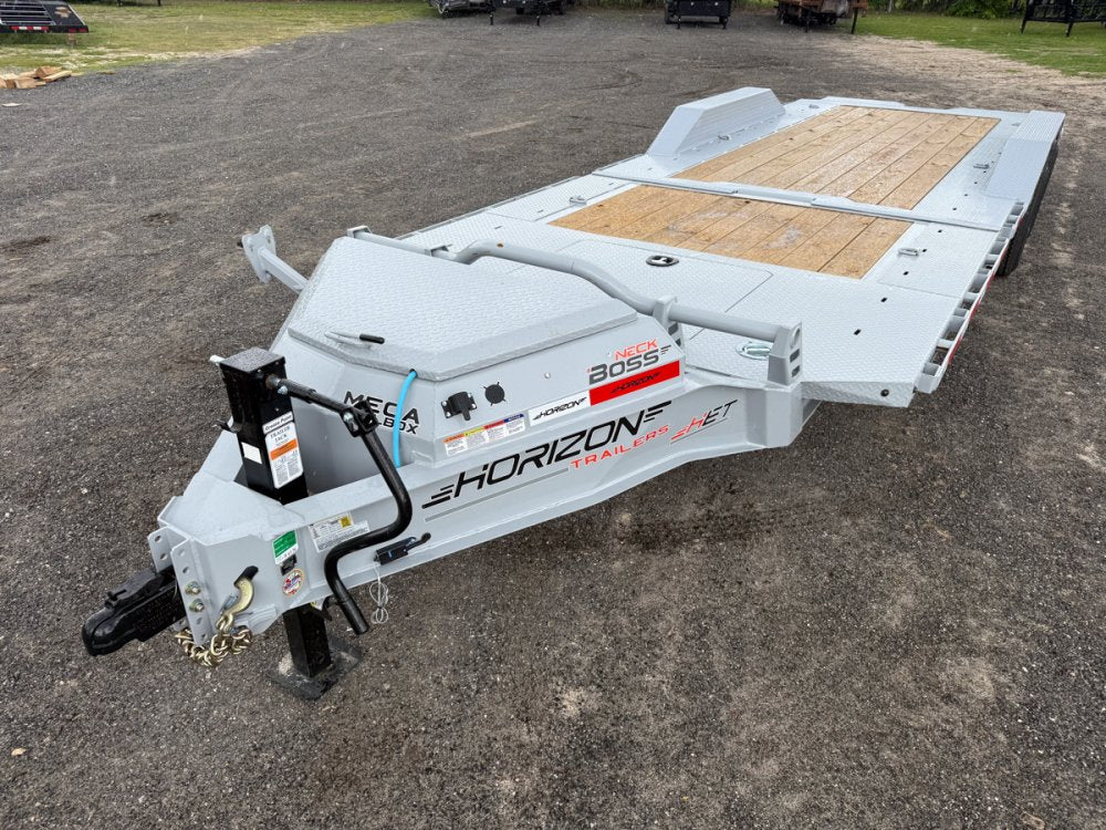 24' Horizon HET Bumper Pull Equipment Tilt Trailer Drive Over Fenders - (2) 10K Axles 99-45c