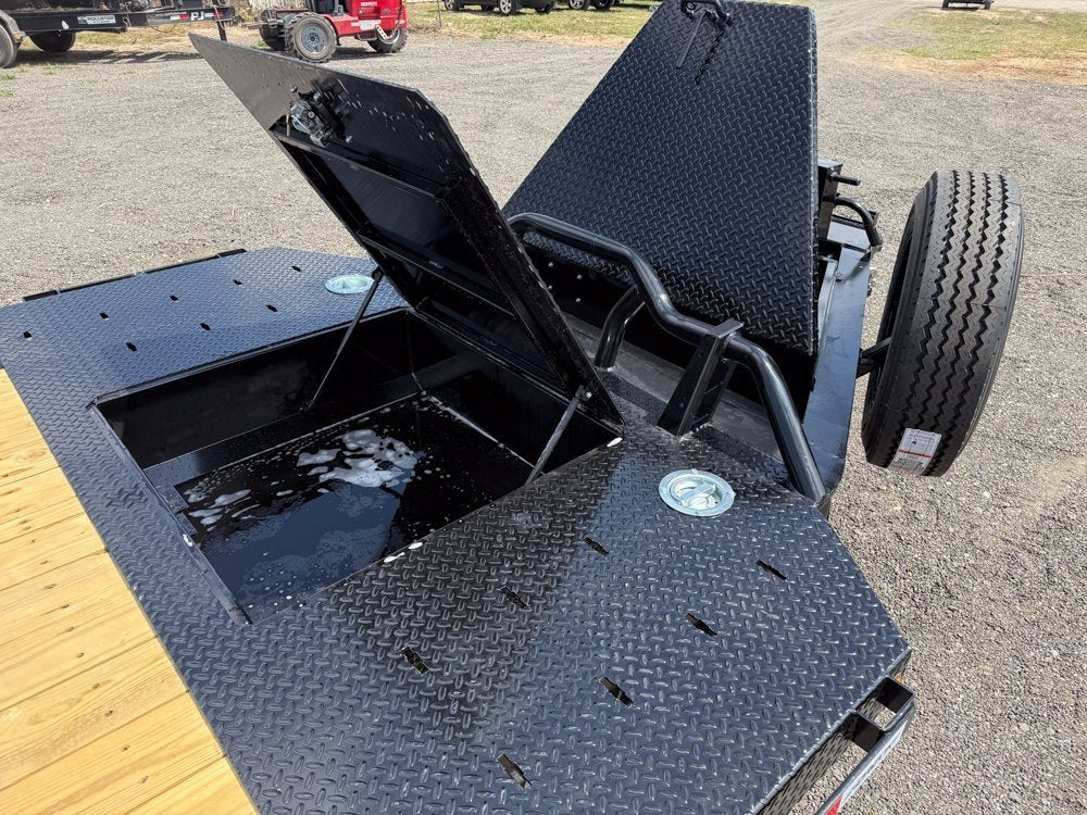 22' Horizon HEH Bumper Pull Equipment Trailer Mega Ramps - (2) 10K Axles 48-4ec