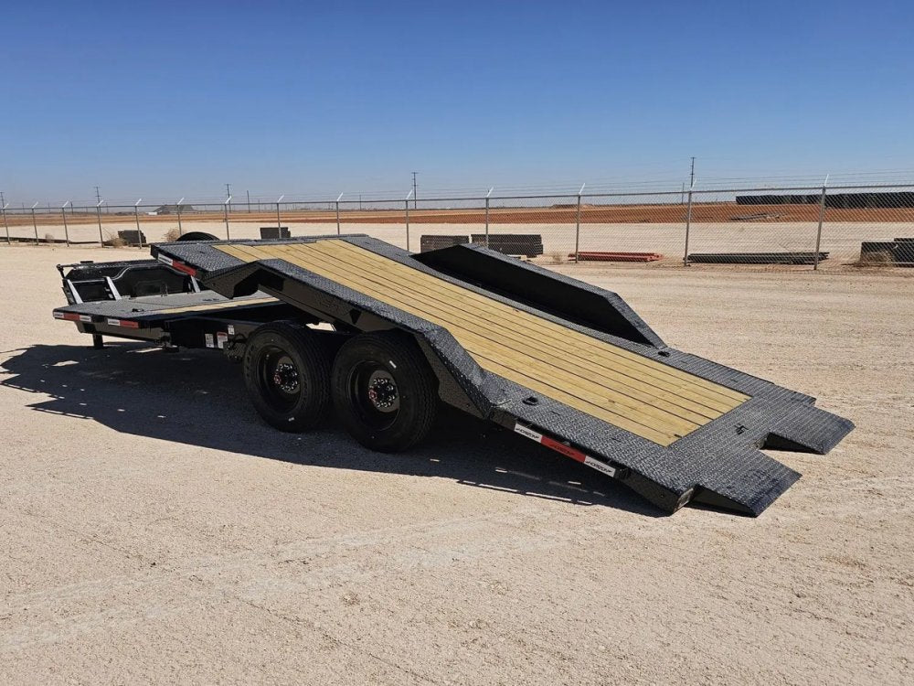 22' Horizon HEH Bumper Pull Equipment Trailer Mega Ramps - (2) 10K Axles 48-4ec