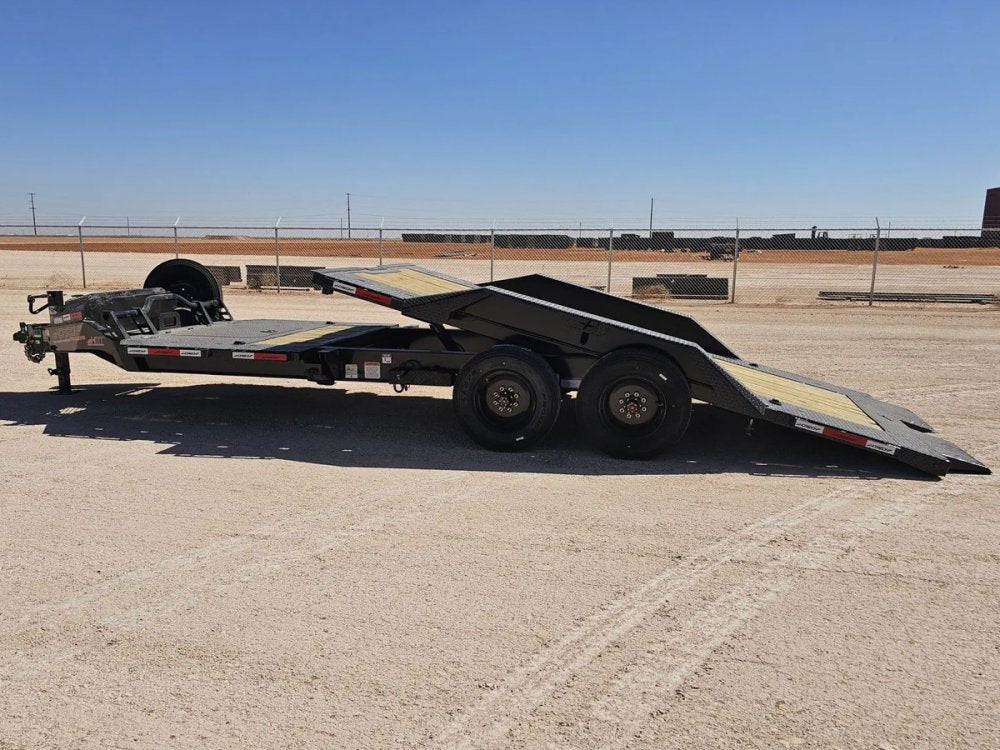 22' Horizon HEH Bumper Pull Equipment Trailer Mega Ramps - (2) 10K Axles 48-4ec