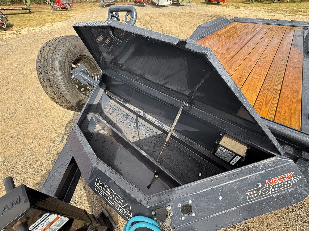 22' Horizon EHZ Bumper Pull Equipment Trailer Drive Over Fenders Mega Ramps - (2) 8K Axles 92-479