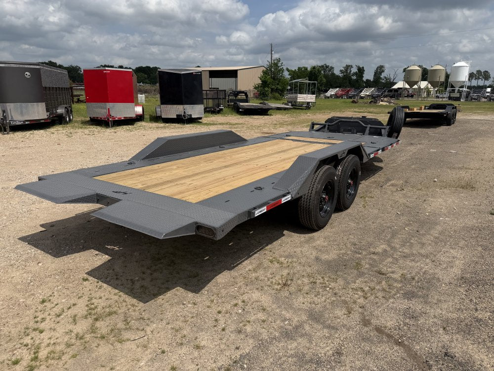 22' Horizon HET Bumper Pull Equipment Tilt Trailer Drive Over Fenders - (2) 10K Axles 0f-456