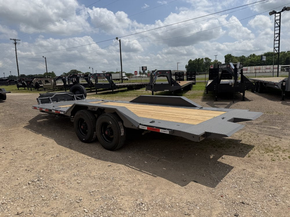 22' Horizon HET Bumper Pull Equipment Tilt Trailer Drive Over Fenders - (2) 10K Axles 0f-456