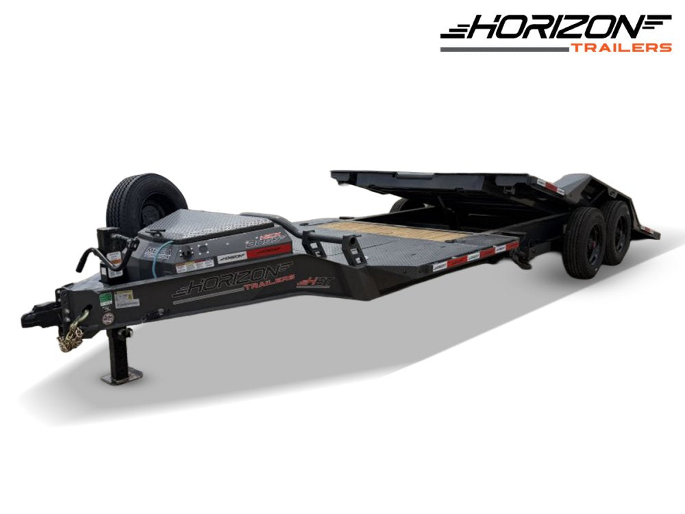 22' Horizon HET Bumper Pull Equipment Tilt Trailer Drive Over Fenders - (2) 10K Axles 0f-456