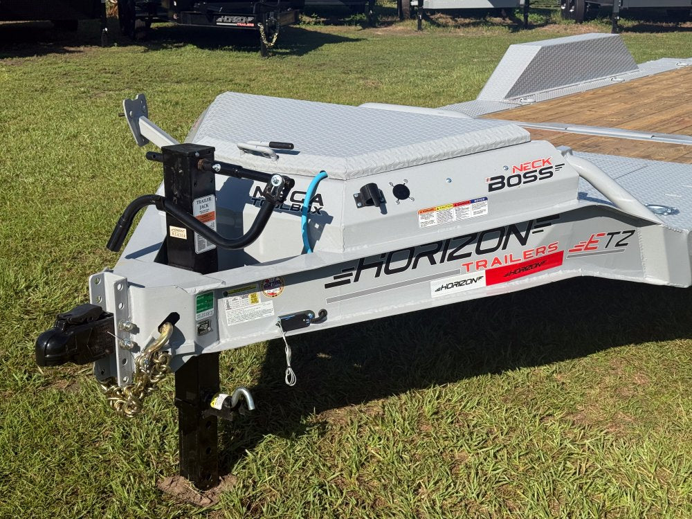 22' Horizon ETZ Bumper Pull Equipment Tilt Trailer Drive Over Fenders - (2) 8K Axles d7-459